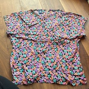 Emanuel Ungaro silk floral top